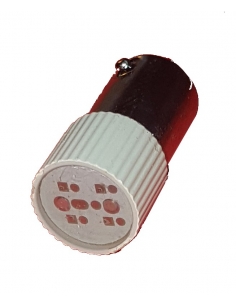 Bombilla led color azul Ba9s 24 Vac dc adajusa 2