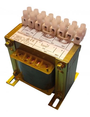 Transformador 100VA E:230/400V S:12/24/36/48 IP-00