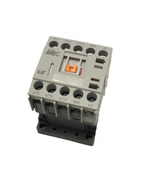 Mini connector LS 12A coil 24Vac auxiliary contact open NA