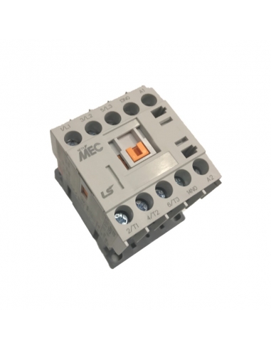 Mini connector LS 12A coil 24Vcc auxiliary contact open NA