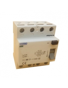 4-pole differential 100A 300mA Superimmunized - Hypro
