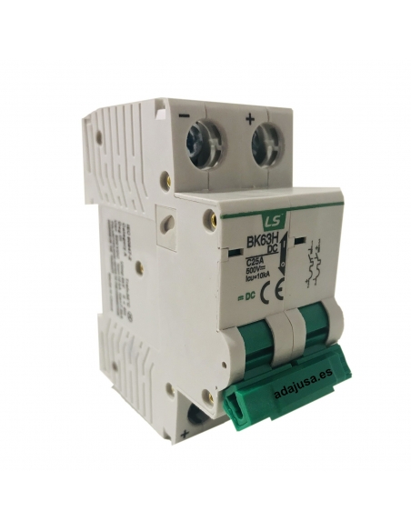 Magnetotérmico 2 polos 2A DC - LS