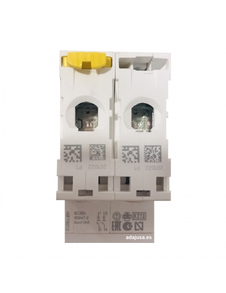 MCB circuit breaker 2 poles 32A (2x32A) IC60N C 6kA - Schneider