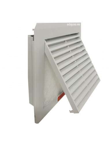 Rejilla con filtro para ventilador 160x160mm