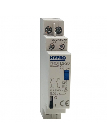 Telerruptor 20A 2 NA 230Vac