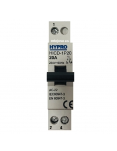 Conmutador modular 1 polo 20A 2