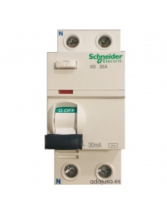 Diferencial monofásico 63A 30mA AC iID - Schneider 2