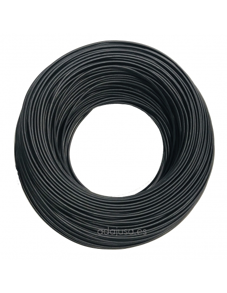 Rollo de cable flexible unipolar 10 mm2 color negro 100m