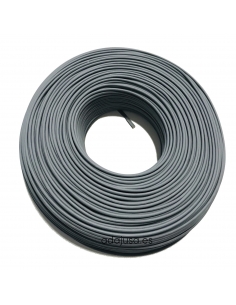 Rollo de cable flexible unipolar 2,5 mm2 color gris 200m