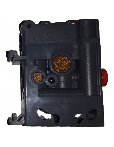 Safety valve for pneumatic bimanual control
