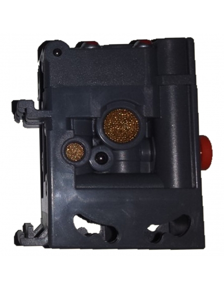 Safety valve for pneumatic bimanual control