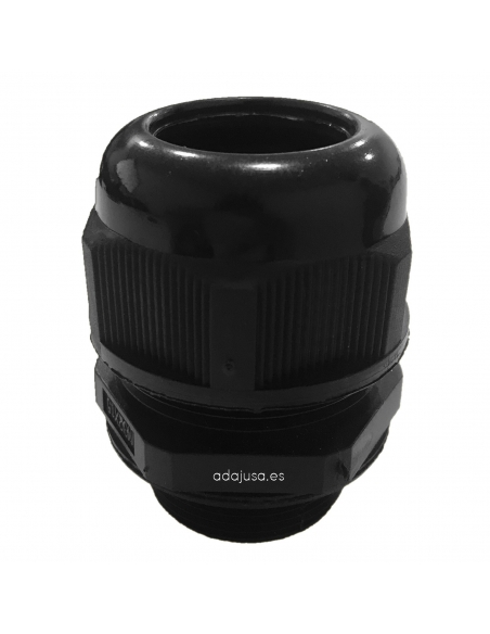 Prensaestopas M63 poliamida negro sin tuerca