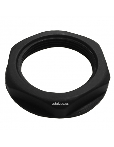 Tuerca para prensaestopas M25 poliamida negro