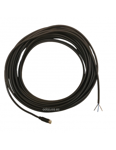3 wire cable with M8 female connector 10m - ADAJUSA