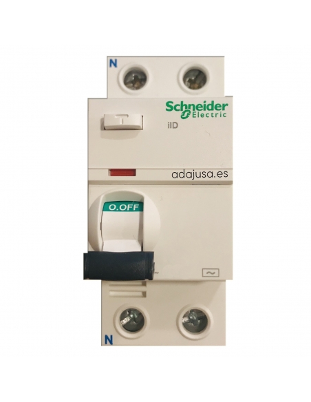 Diferencial 2 polos 25A 10mA AC iID - Schneider