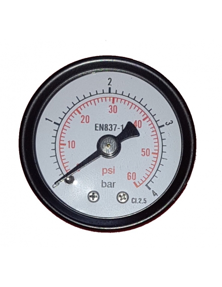 Manómetro diámetro 40 1/8 0-4 Kgr caja en metal