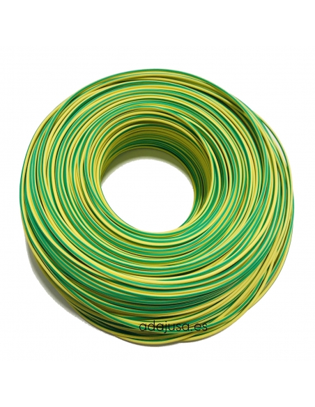 Unipolar flexible cable roll 1 mm earth color 100m