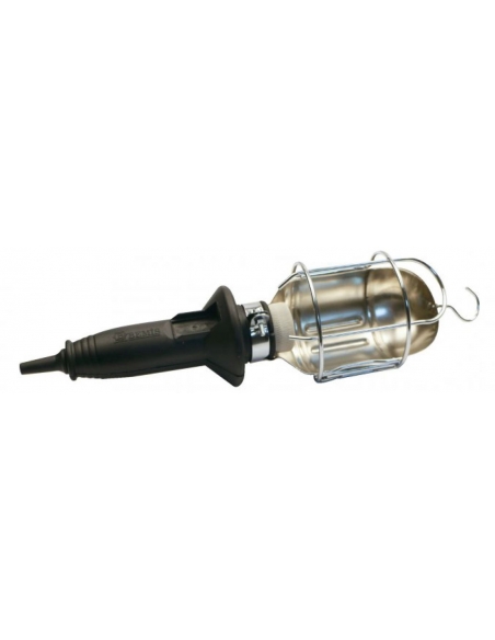 Portable lamp for E27 bulbs without cable