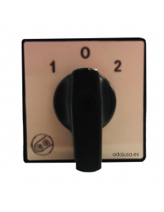 Placa mando frontal 1-0-2 para 20A - Giovenzana