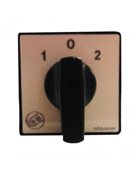 Placa mando frontal 1-0-2 para 20A - Giovenzana