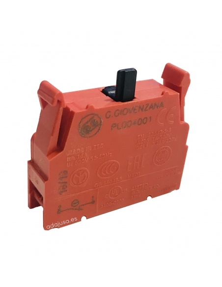 Closed contact NC screw connection - Giovenzana
