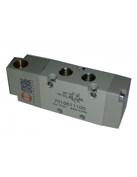 1/2 5-way monostable valve - Metal Work - ADAJUSA