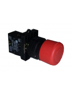 Pulsador de parada de emergencia diametro 40 mm