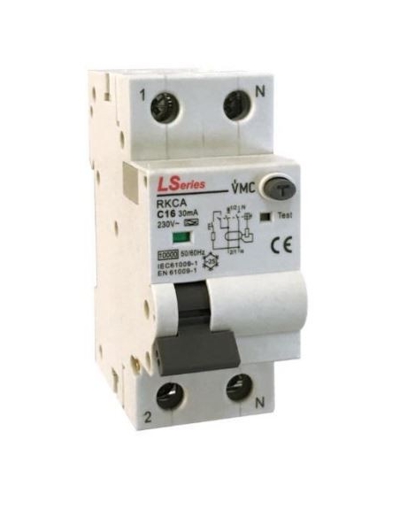 Magnetotérmico diferencial 32A 300mA Clase A - LSeries