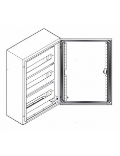 Chassis 45 modules 3 rows 600x400 Sheet metal - ASJD 2