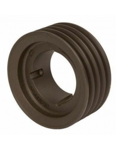 Polea correa trapecial SPA 118x4 ranuras taper T2012 - ADAJUSA