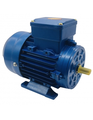 Motor monofásico 0,12Kw 0,17CV 230V 3000 rpm medio par de arranque, Brida B3 patas