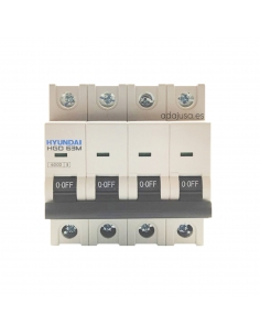 MCB circuit breaker 4 poles 63A (4x63A) - Hyundai Electric 2
