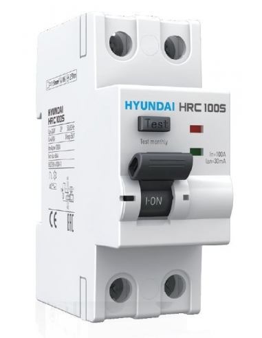 Differential 2 Pole 40A 30mA - Hyundai Electric
