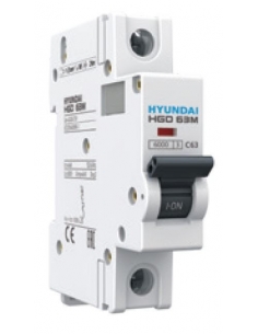 Interruptor magnetotérmico 1 polo 10A Hyundai HGD63-M1P010C | ADAJUSA | precio