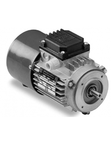 Three-phase motor 0.18Kw 0.25HP with brake 230/400V 1500 rpm Flange B14 - MGM