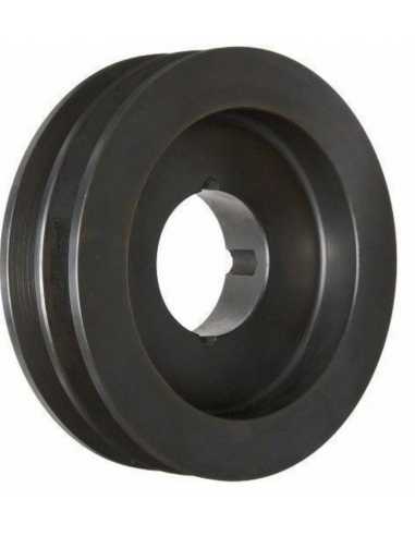 Single groove Pulley 100mm shaft size 28mm for electric motor Cast Iron Made 