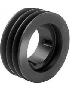 Polea correa trapecial SPA 90x3 ranuras taper T1610 - ADAJUSA
