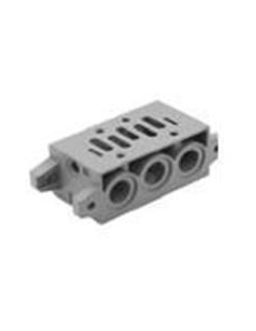 Placa base ISO talla 1 salida lateral  2