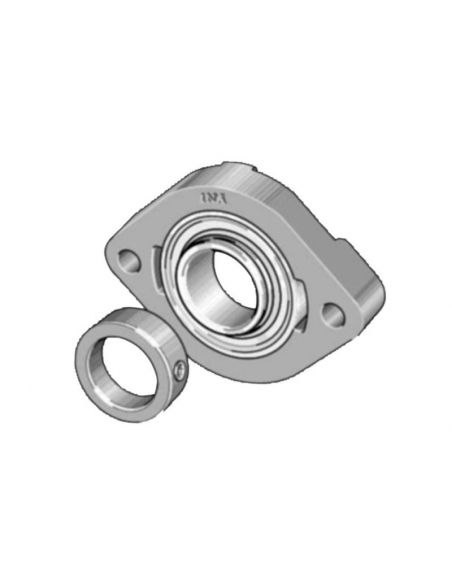Soporte ovalado con rodamiento eje 12mm FLCTE12-XL INA