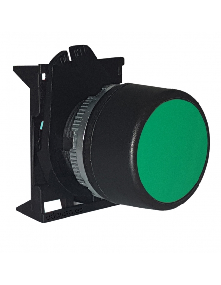 Cabeza pulsador interruptor verde con enclavamiento - Giovenzana