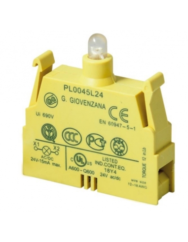 Bloque portalámparas con led integrado 12V - Giovenzana