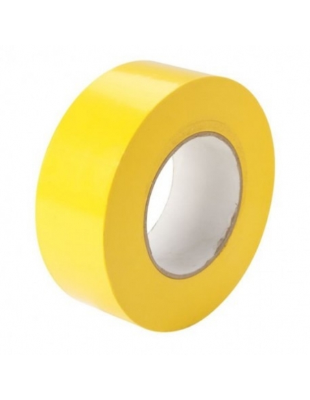 Cinta aislante amarillo de 19mmx0,15mm carrete de 10m