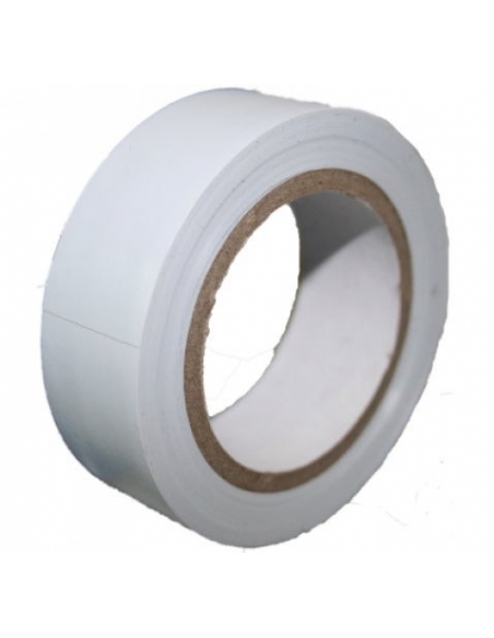 Cinta aislante blanco de19mmx0,15mm carrete de 10m
