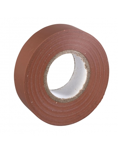 1 ROLL OF BROWN 19mm x 20m ELECTRICAL PVC INSULATION INSULATING WIRING TAPE 