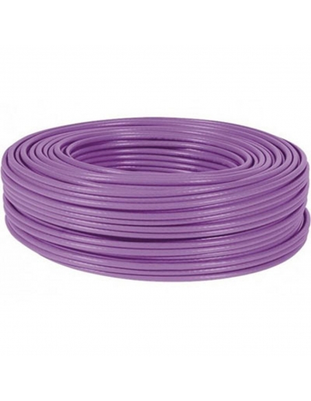 Rollo de cable flexible unipolar 0,75 mm color violeta 100m