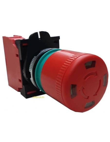 30mm emergency push-button head with NC indication - Giovenzana