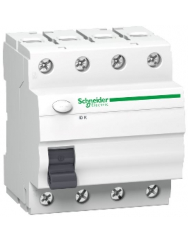 Diferencial 4 polos 40A 30mA AC ACTI9 ID K A9Z05440 - Schneider Electric