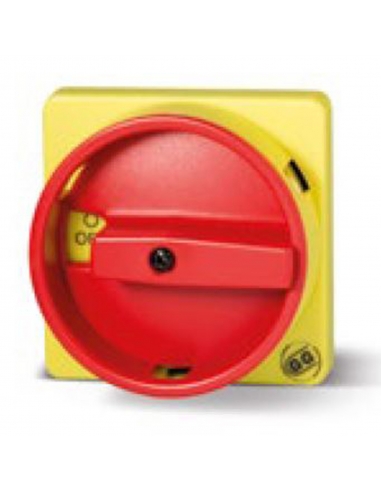 Front control plate 322/0001 67x67 yellow cabinet bottom - Giovenzana
