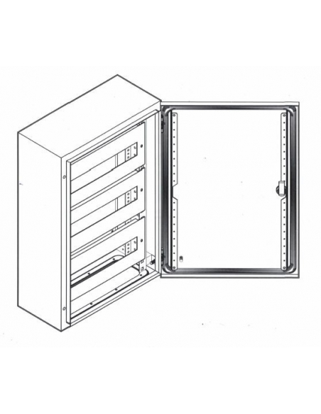 Chasis 104 módulos 4 filas 800x600 Chapa - ASJD