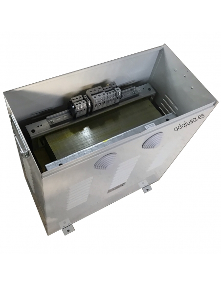 Ultra-insulated 6.3 KVA three-phase transformer with box